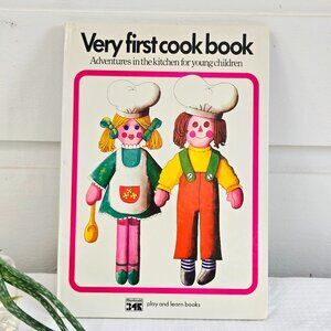 3/$35 🌼 Vintage 1980s My Very First Cook Book – Hardcover